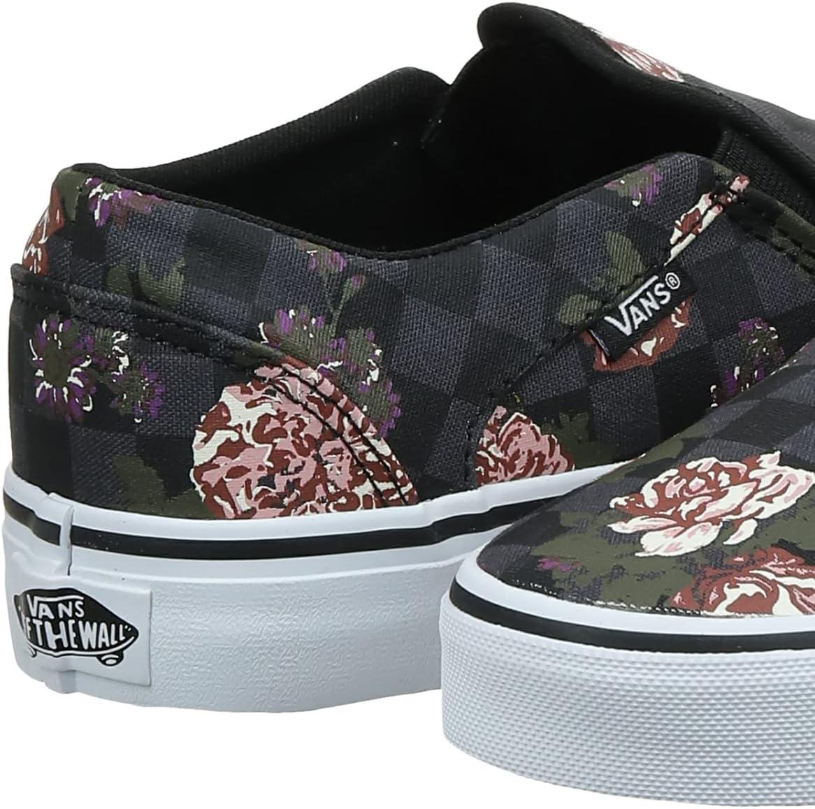 image:imageVans Womens Lowtop Trainers SneakerFlowers Checks Black
