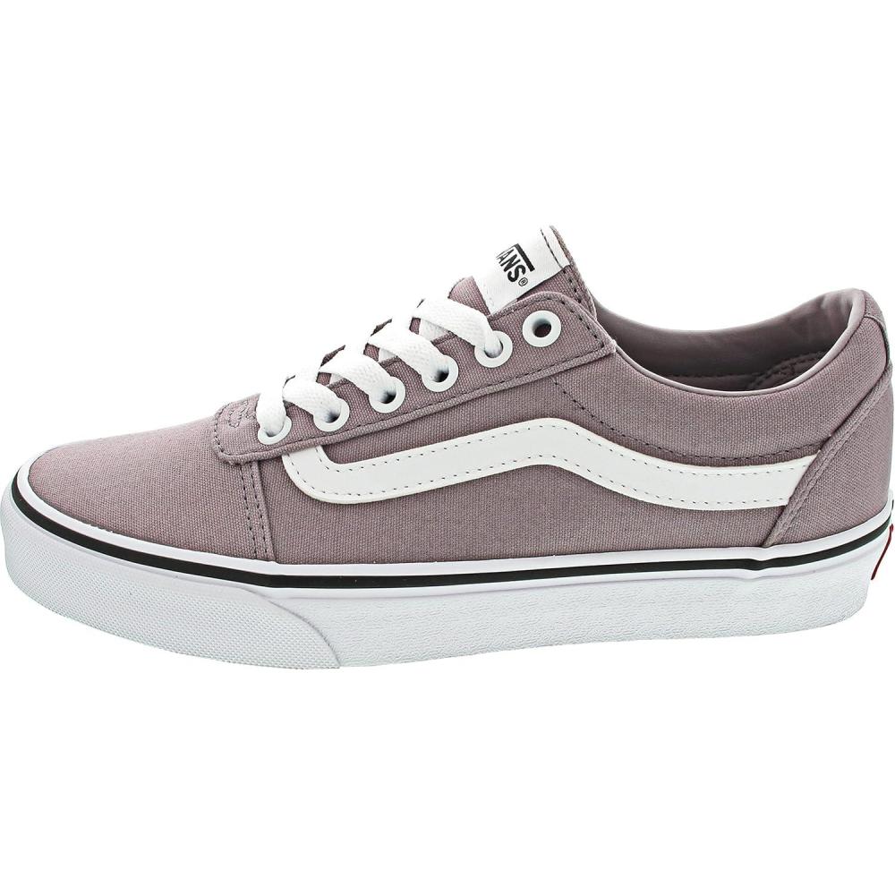 image:imageVans Womens Classic Slip On Platform SneakersCanvas Purple Dove White