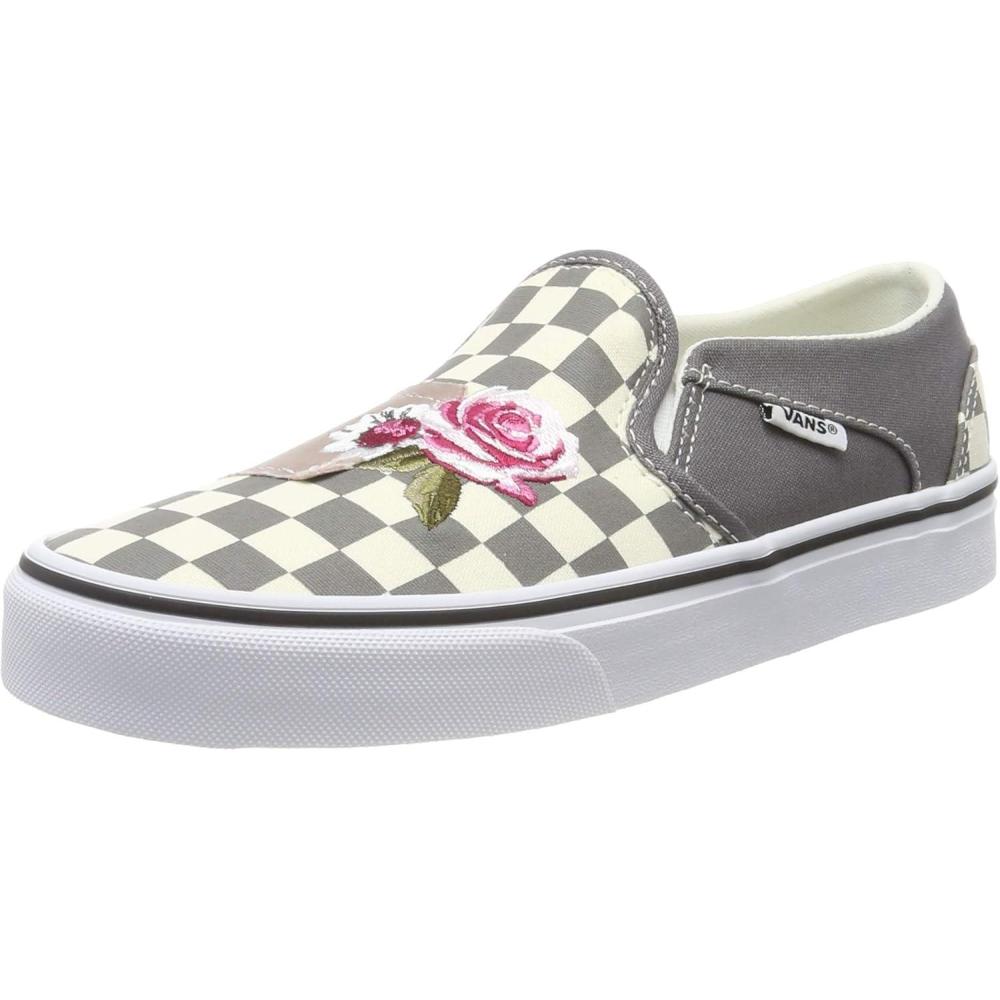 image:imageVans Womens Classic Slip On Platform SneakersMulticolour Red CheckerQuiet Shade Xnv