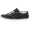 Vans Women’s Atwood Shoe – Low-Top Fashion Sneakers for Work & Everyday Wear. (Canvas) Black/White. 8.5
