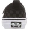 Vans Women’s Classic Slip On Platform Sneakers(Checker Black Black)