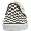 Vans Women’s Classic Slip On Platform Sneakers(Checkers Black Natural)