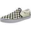 Vans Women’s Classic Slip On Platform Sneakers(Checkers Black Natural Ipd)