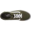 Vans Women’s Classic Slip On Platform Sneakers(Green Suede Canvas Olive Qz2)