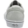 Vans Women’s Classic Slip On Platform Sneakers(Grey Lurex Glitter Silver V2a)