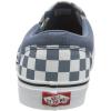 Vans Women’s Classic Slip On Platform Sneakers(Multicolour Checkerboard Blue Mirage White W50)