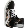 Vans Women’s Classic Slip On Platform Sneakers(Palm Floral Black White)