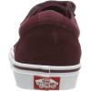 Vans Women’s Classic Slip On Platform Sneakers(Red Suede Canvas Port Royale White U1a)