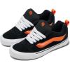 Vans Womens Knu Skool™(Pop Sidestripe Black/Orange)