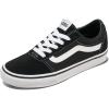 Suede/Canvas Black/White