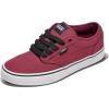 Canvas Oxblood/White