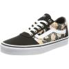 Vans Women’s Classic Slip On Platform Sneakers(Palm Floral Black White)