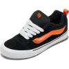 Vans Womens Knu Skool™(Pop Sidestripe Black/Orange)