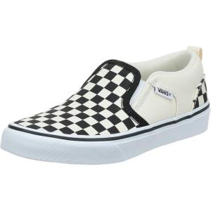 Vans Women’s Classic Slip On Platform Sneakers(Checkers Black Natural)