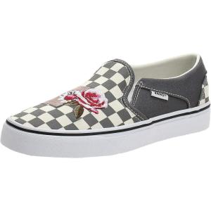 Vans Women’s Classic Slip On Platform Sneakers(Multicolour Red Checker Quiet Shade Xnv)