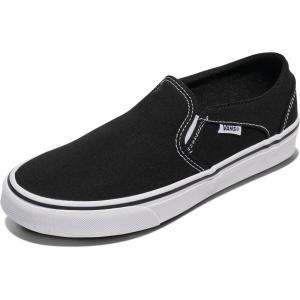 Vans Women’s Low-top Trainers Sneaker(Canvas Black/White)