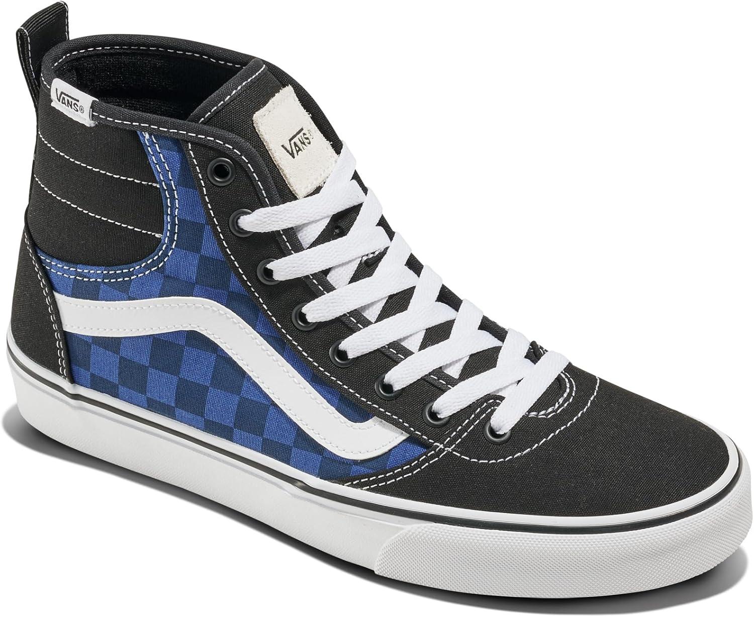 image:imageVans Mens Ashwood Hi Decon Hightop ShoeTonal Check Dress Blues