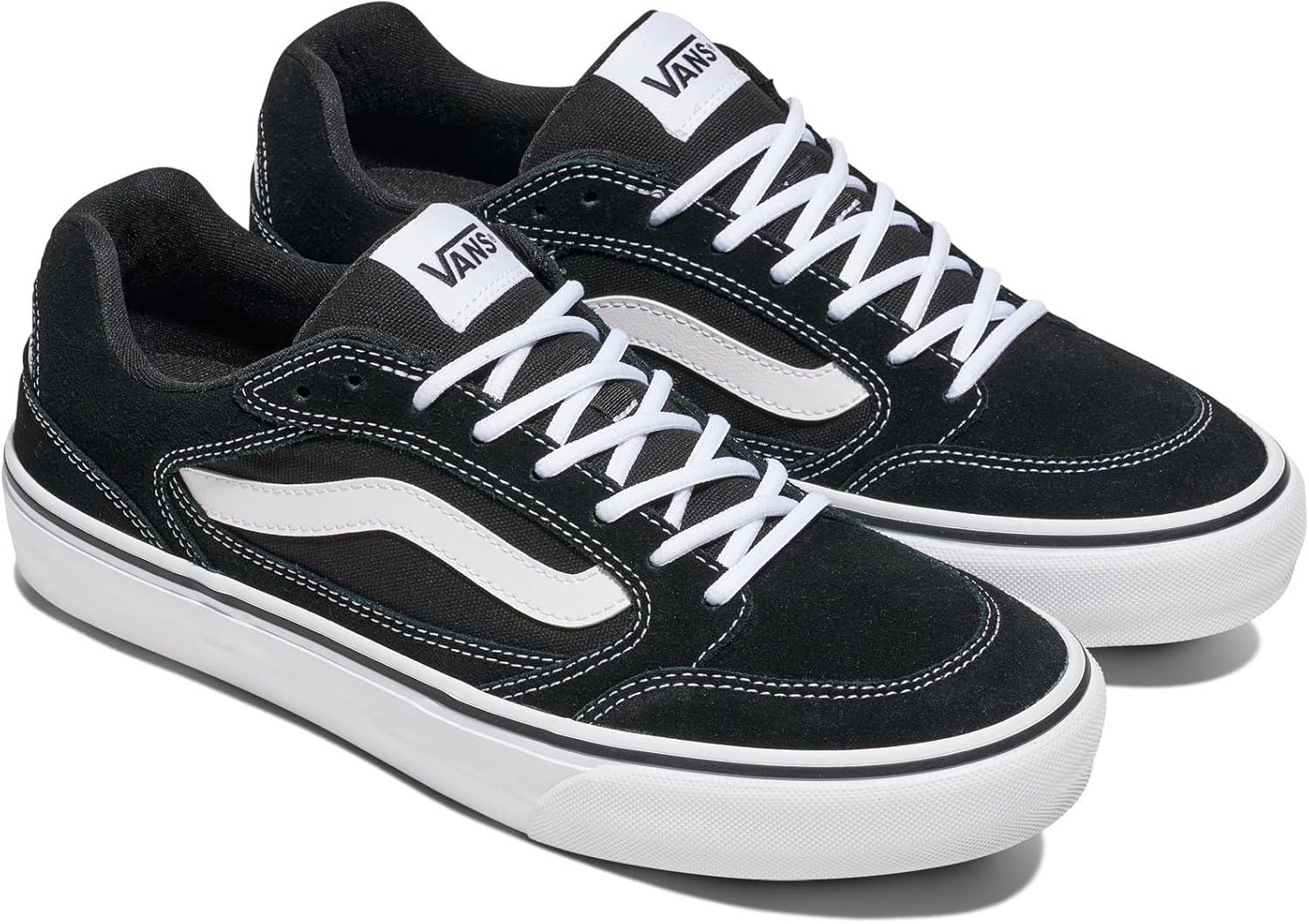 image:imageVans Mens Fairview Deluxe Lowtop ShoeSuede BlackWhite