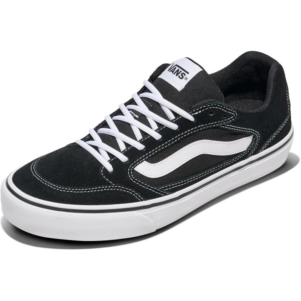 image:imageVans Mens Fairview Deluxe Lowtop ShoeSuede BlackWhite