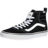 Vans Men’s Ashwood Hi Decon High-top Shoe(Suede/Canvas Black/White)