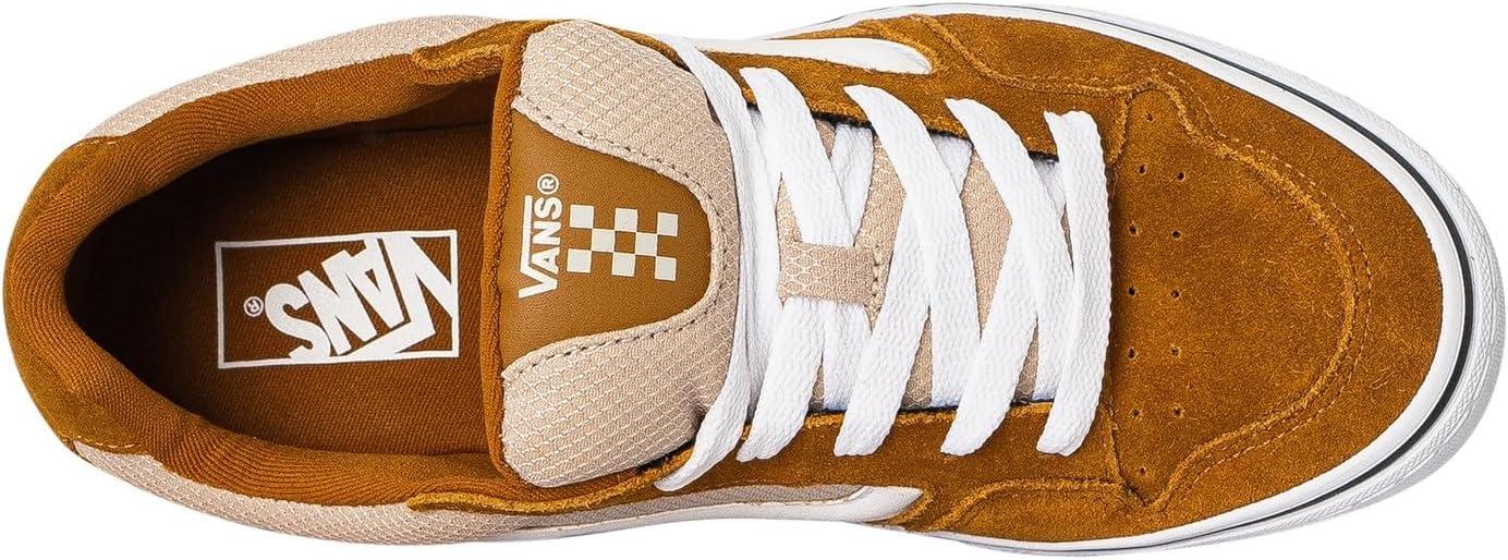 image:imageVans Mens Caldrone ShoeSuede Mesh Golden Brown