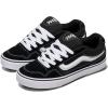 Vans Men’s Caldrone Shoe(Suede/Mesh Black/White)