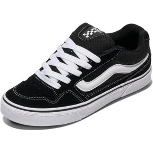 Vans Men’s Caldrone Shoe(Suede/Mesh Black/White)