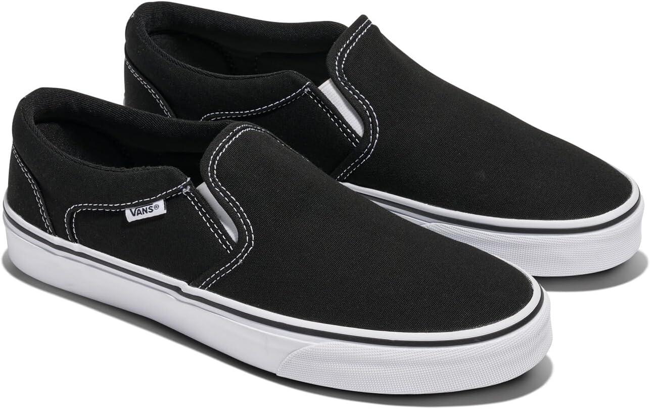 image:imageVans Mens Classic SliponCanvas BlackWhite