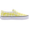 Vans Mens Classic Slip-on(Gingham Blazing Yellow True White)