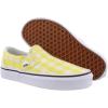 Vans Mens Classic Slip-on(Gingham Blazing Yellow True White)
