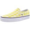 Vans Mens Classic Slip-on(Gingham Blazing Yellow True White)