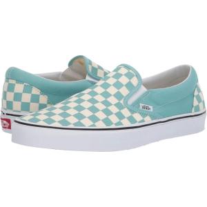 Vans Mens Classic Slip-on(Aqua Haze Cheker)