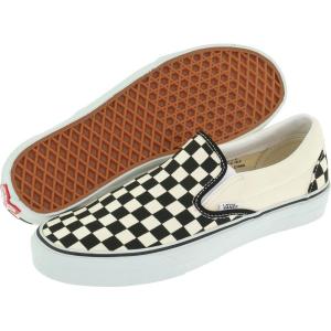 Vans Mens Classic Slip-on(Black and White Plaid)