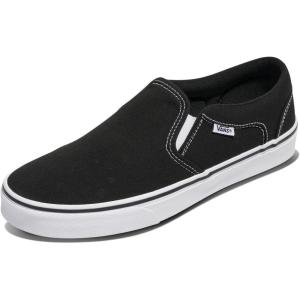 Vans Mens Classic Slip-on(Canvas Black/White)