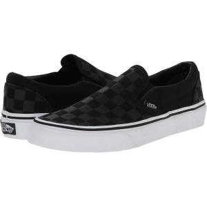 Vans Mens Classic Slip-on(Checkboard Black Black)