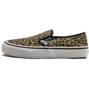 Vans Mens Classic Slip-on(Mini Leopard Suede Marshmall)